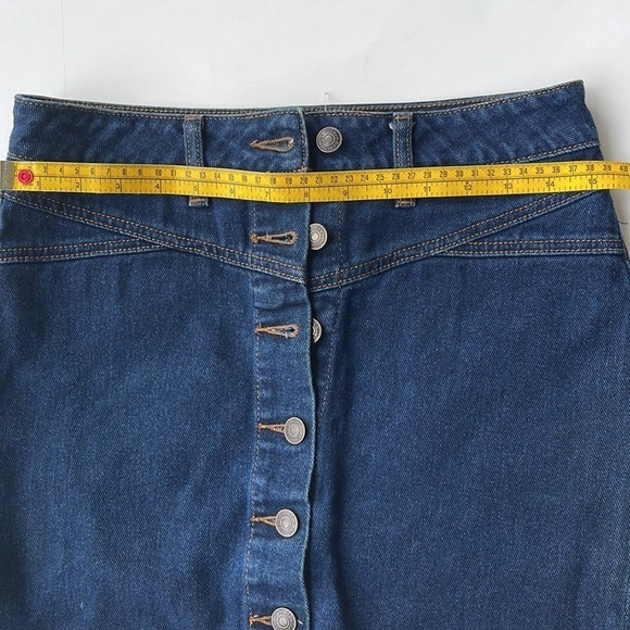 PacSun Women Jeans Mini Skirt Blue,Size 25 - Picture 4 of 8